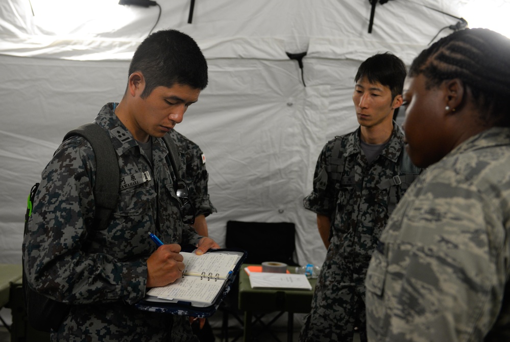 International medical team conducts aeromedical evacuation exercise during Cope North 16