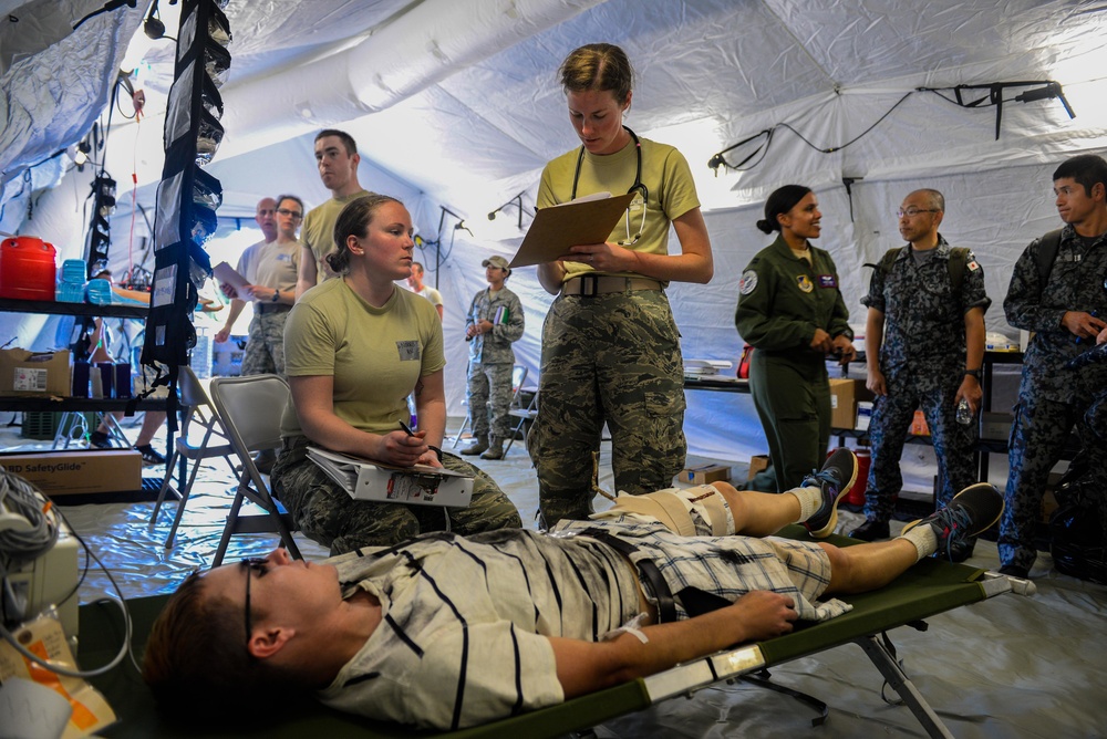 International medical team conducts aeromedical evacuation exercise during Cope North 16