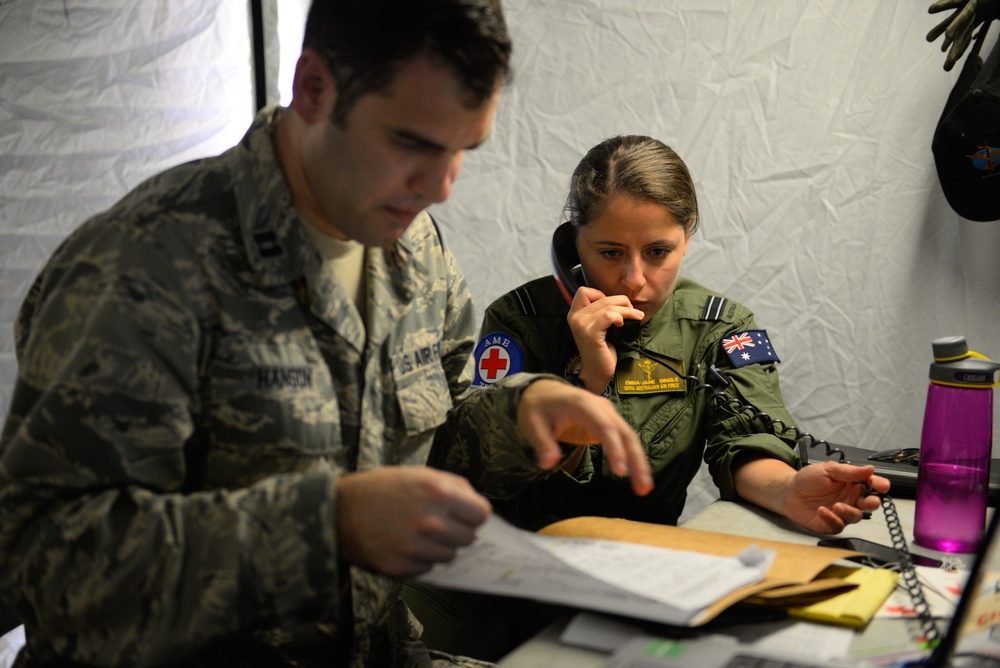 International medical team conducts aeromedical evacuation exercise during Cope North 16