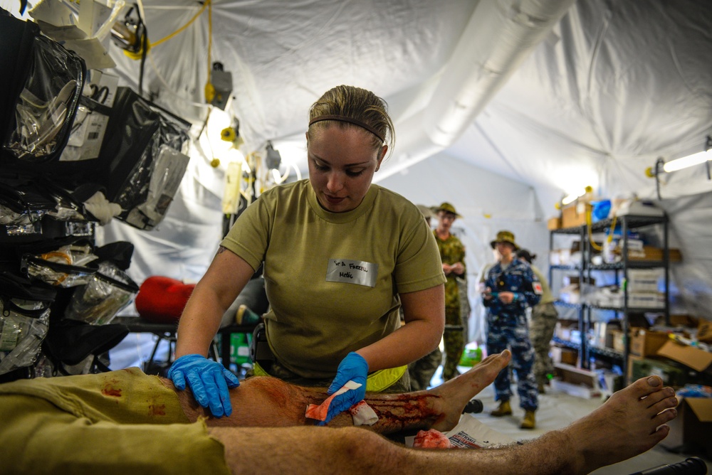 International medical team conducts aeromedical evacuation exercise during Cope North 16