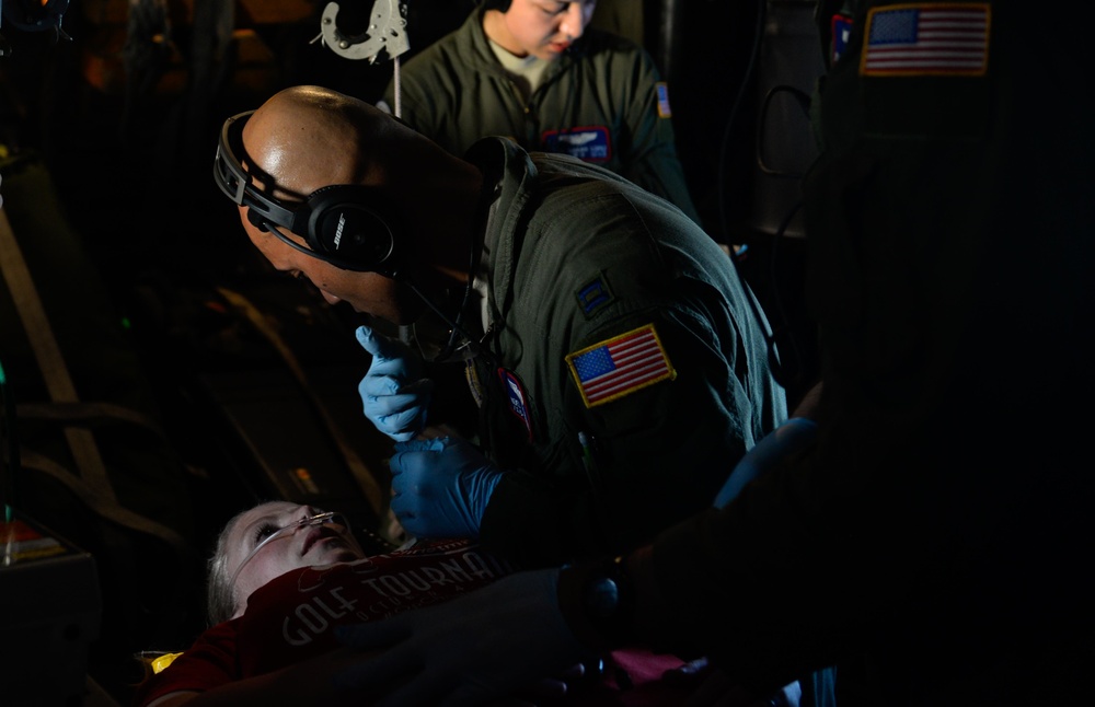 International medical team conducts aeromedical evacuation exercise during Cope North 16