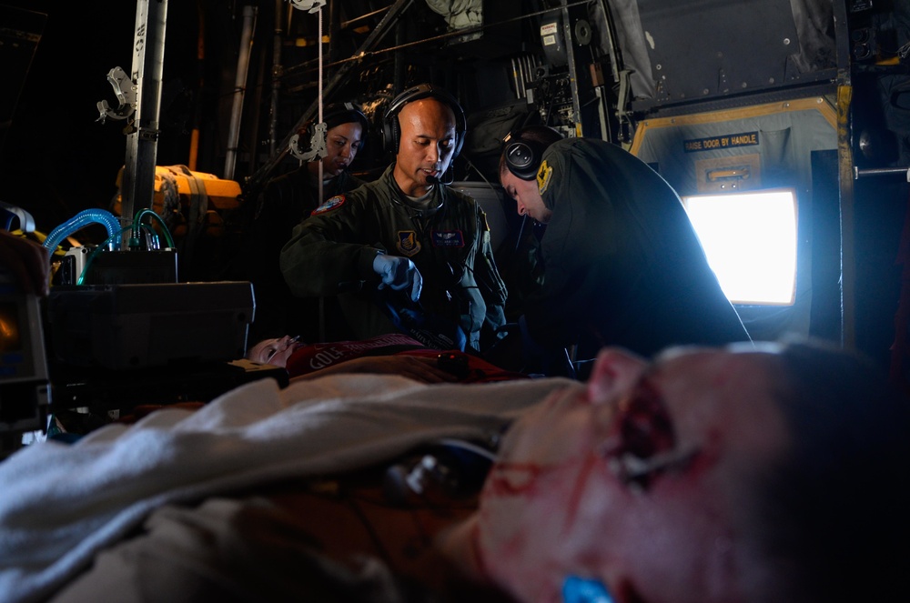 International medical team conducts aeromedical evacuation exercise during Cope North 16