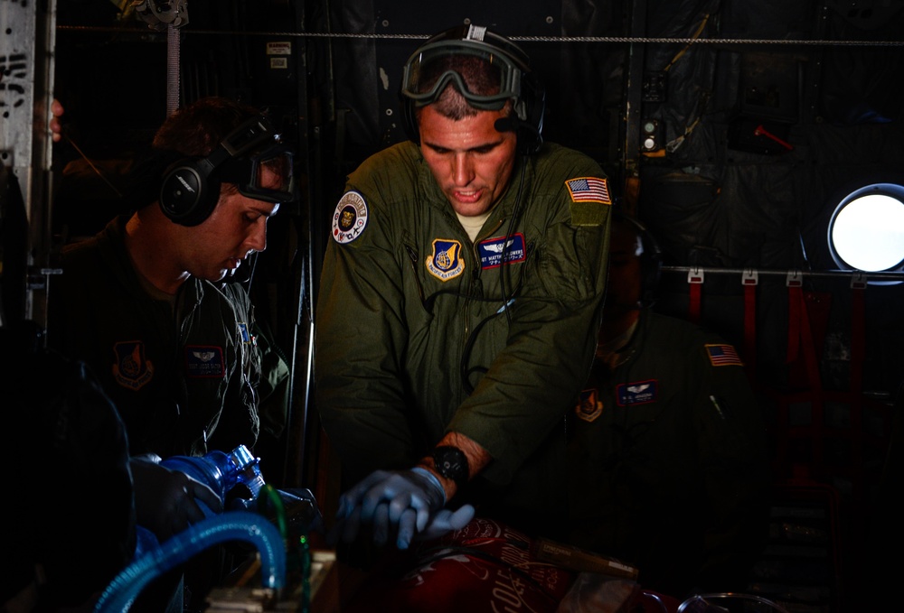 International medical team conducts aeromedical evacuation exercise during Cope North 16