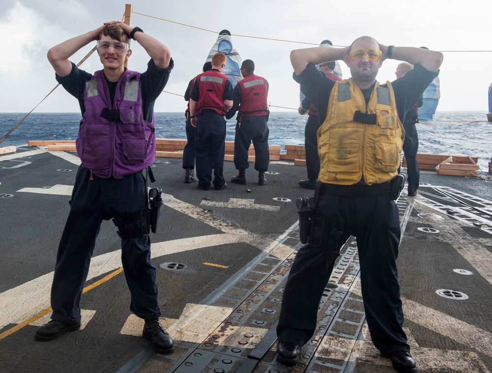 USS William P. Lawrence operations