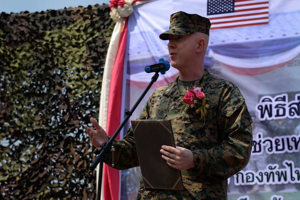 Dedication ceremony held for completion of school building by international construction team