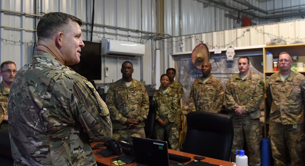 USAFE-AFAFRICA commander visits troops in Djibouti