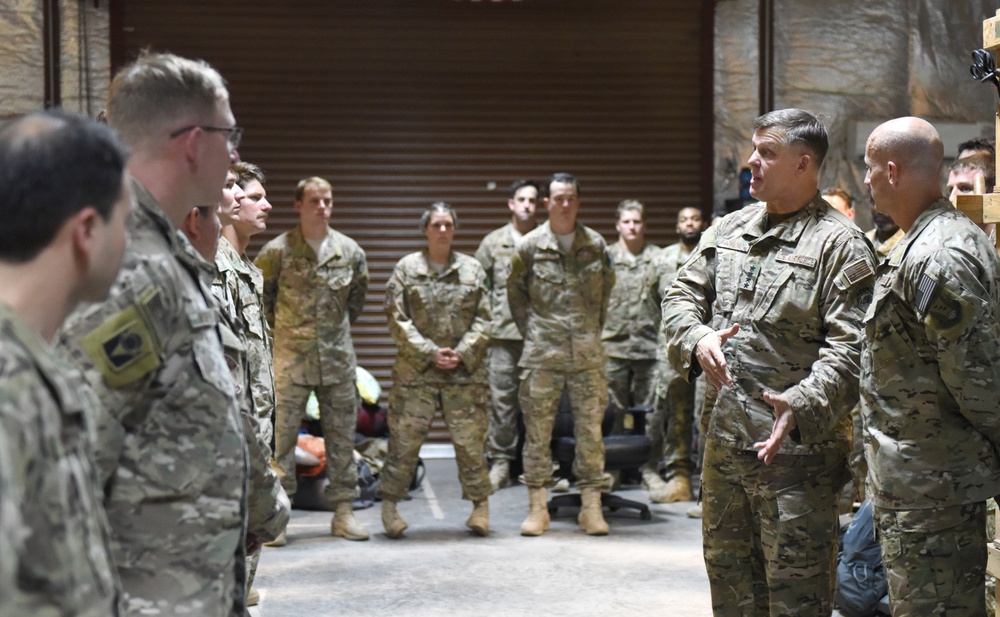 USAFE-AFAFRICA commander visits troops in Djibouti