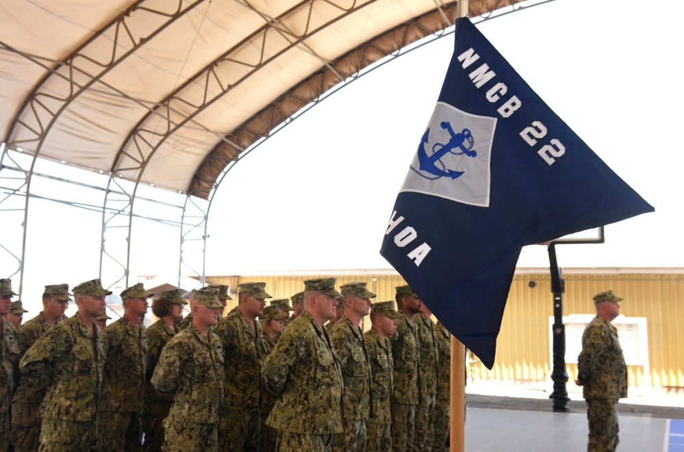 CJTF-HOA Seabees conduct transfer of authority