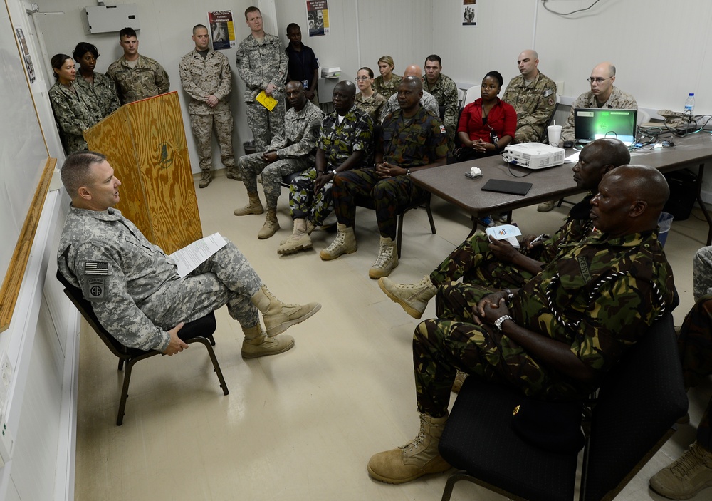 Top enlisted KDF visit, strengthen bond with CJTF-HOA partners