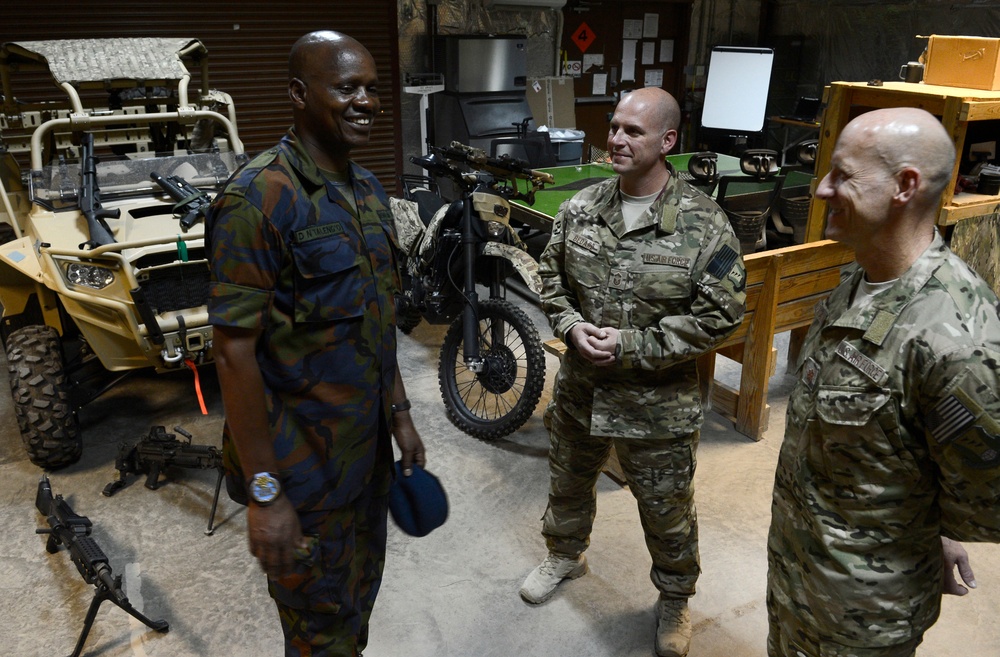 Top enlisted KDF visit, strengthen bond with CJTF-HOA partners