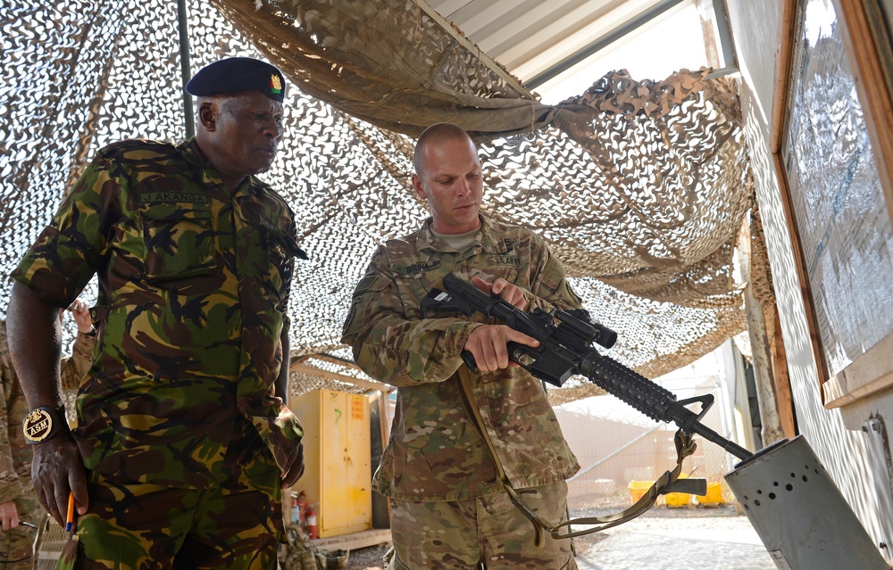 Top enlisted KDF visit, strengthen bond with CJTF-HOA partners