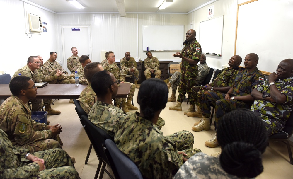 Top enlisted KDF visit, strengthen bond with CJTF-HOA partners