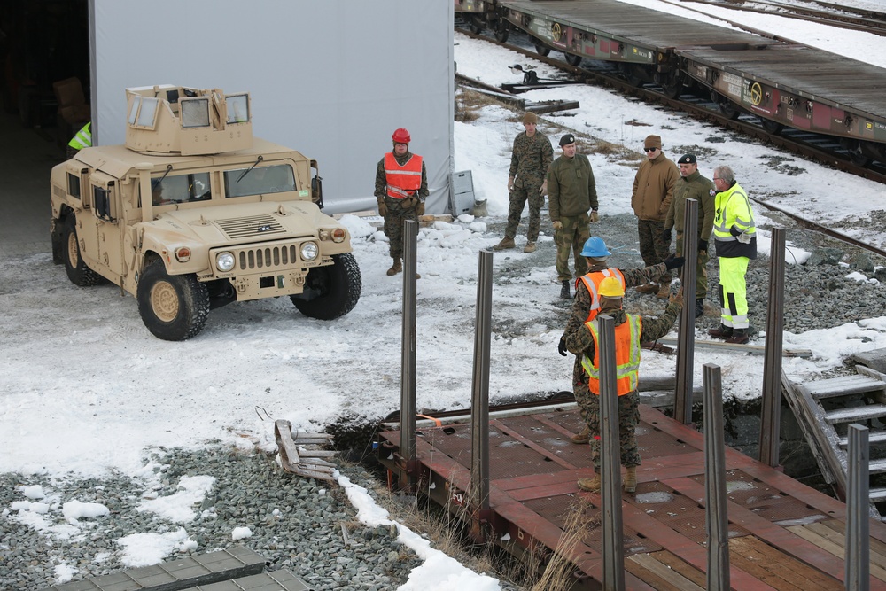 Loading Armord Vehicles in Hell, Norway