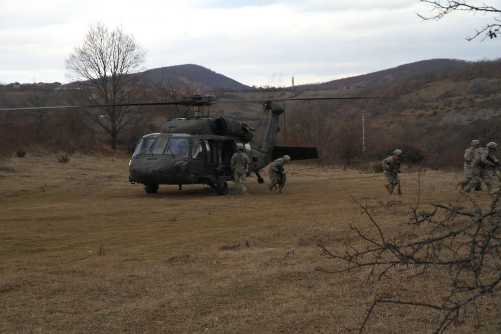 US Army Soldiers take platoon level training to higher elevation