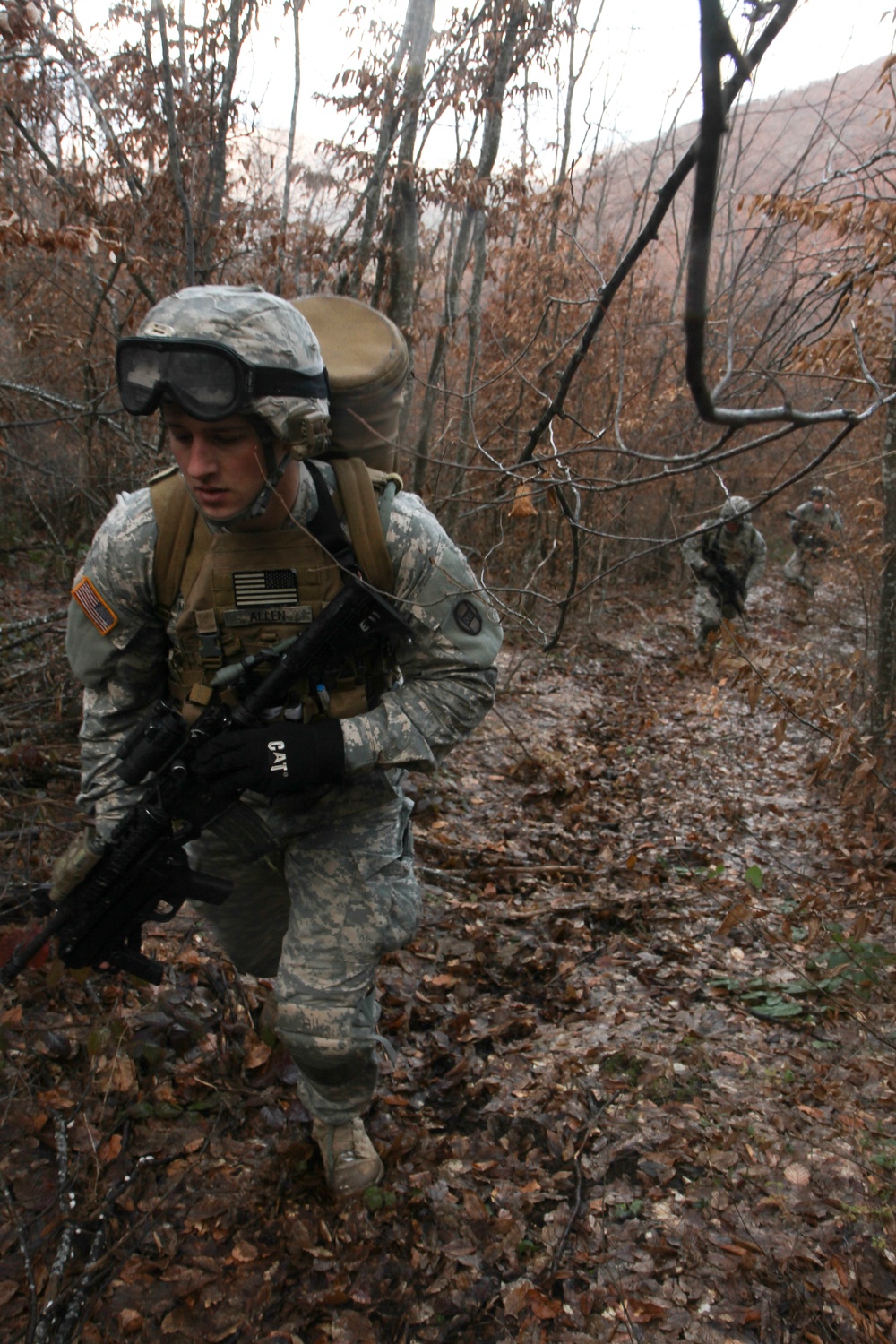 US Army Soldiers take platoon level training to higher elevation