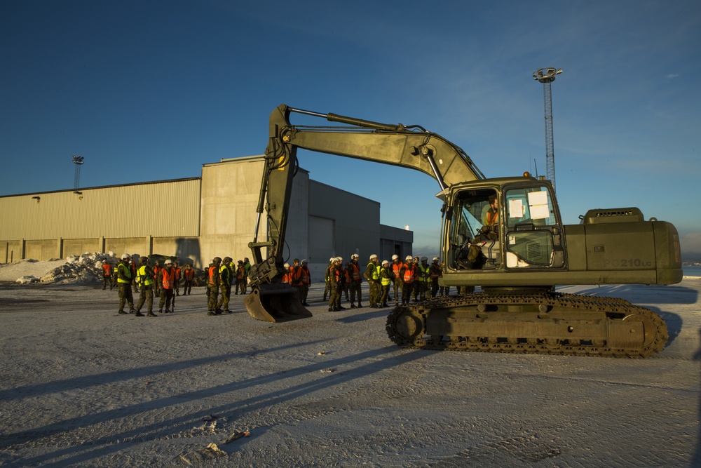 Norwegian port offload