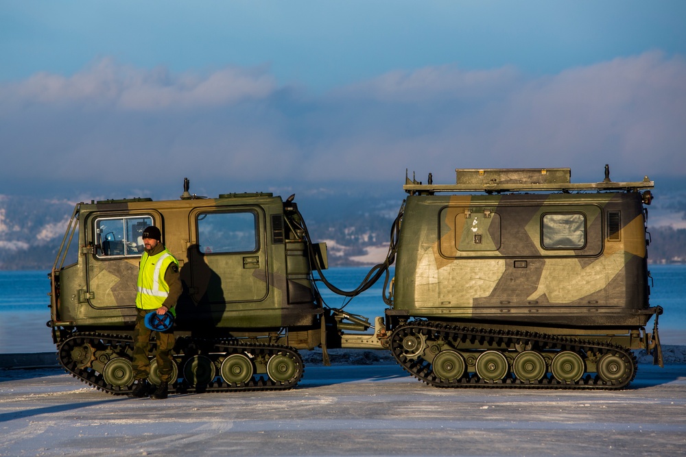 Norwegian port offload