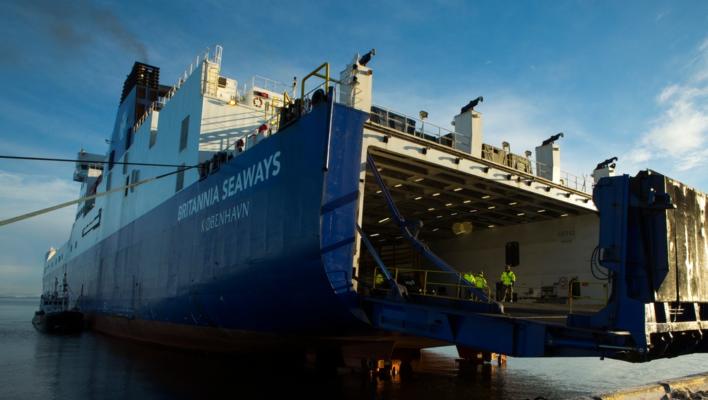 Norwegian port offload