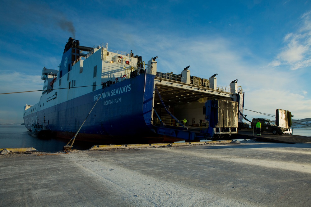 Norwegian port offload