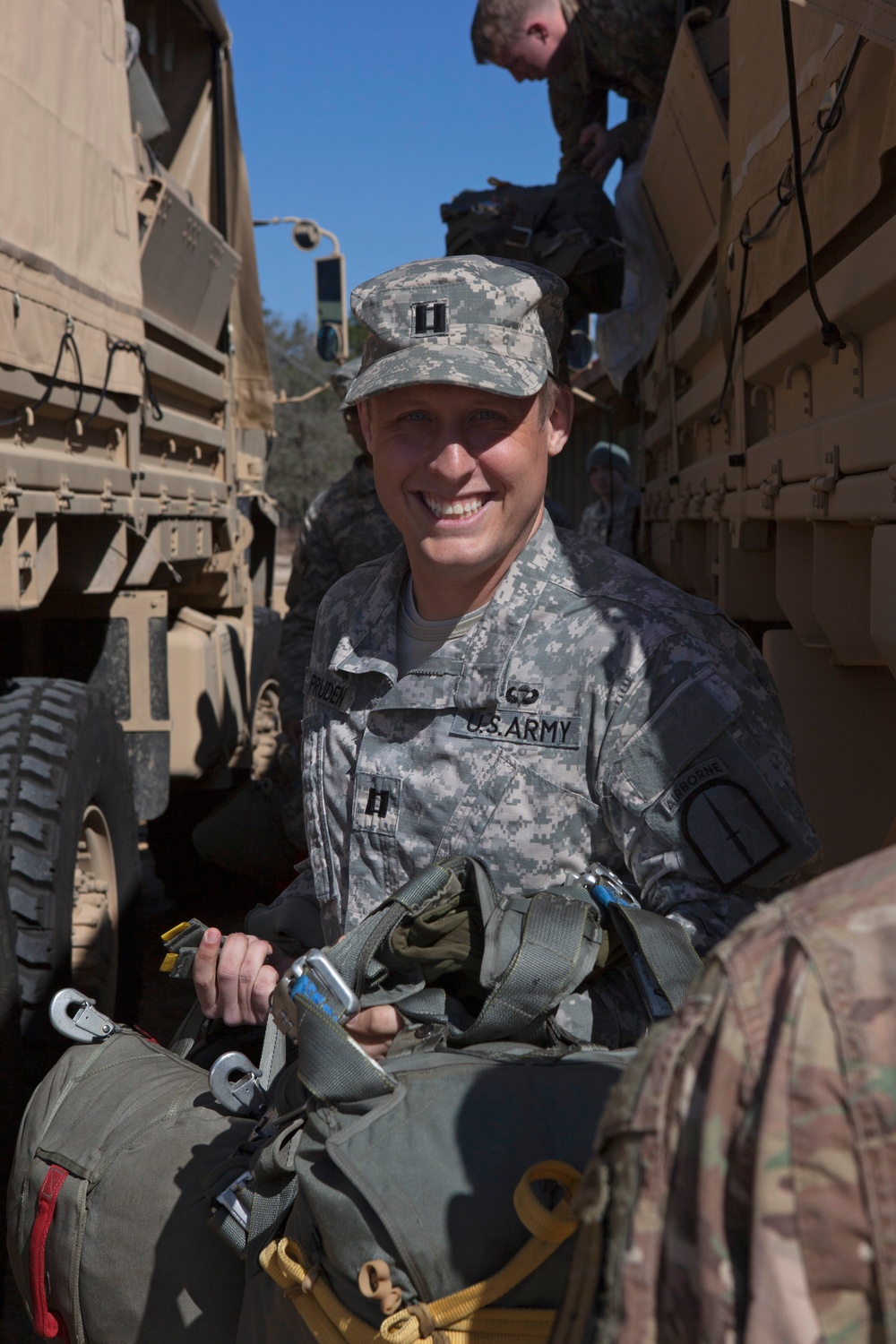 Paratroopers train at Camp Mackall