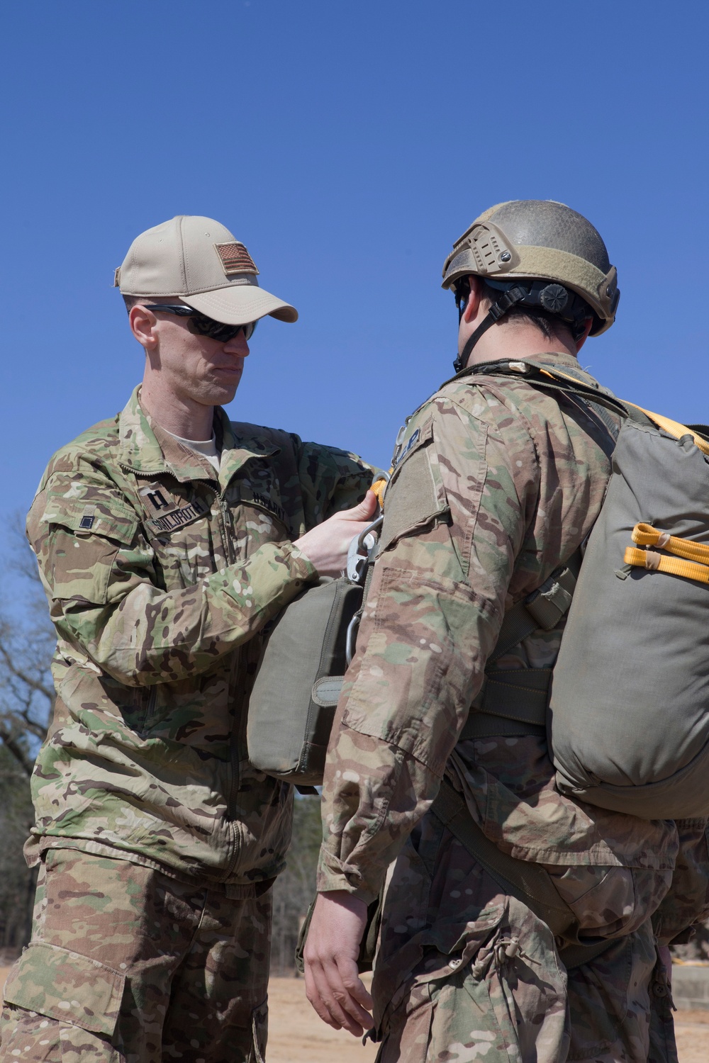 Paratroopers train at Camp Mackall