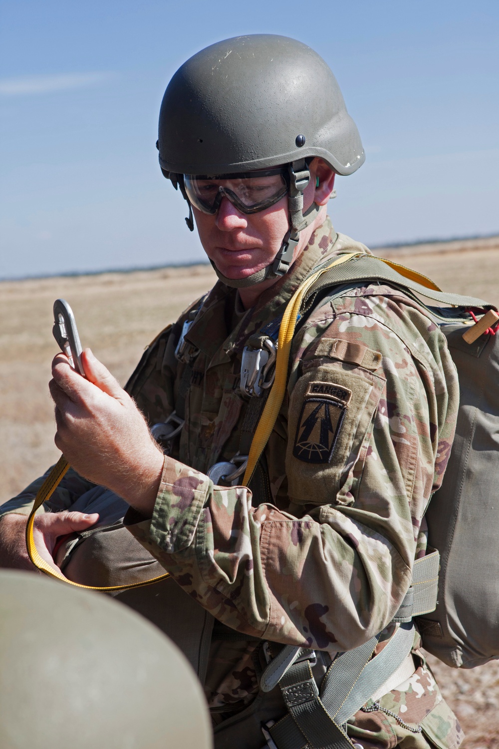 US Army paratroopers train at Camp Mackall