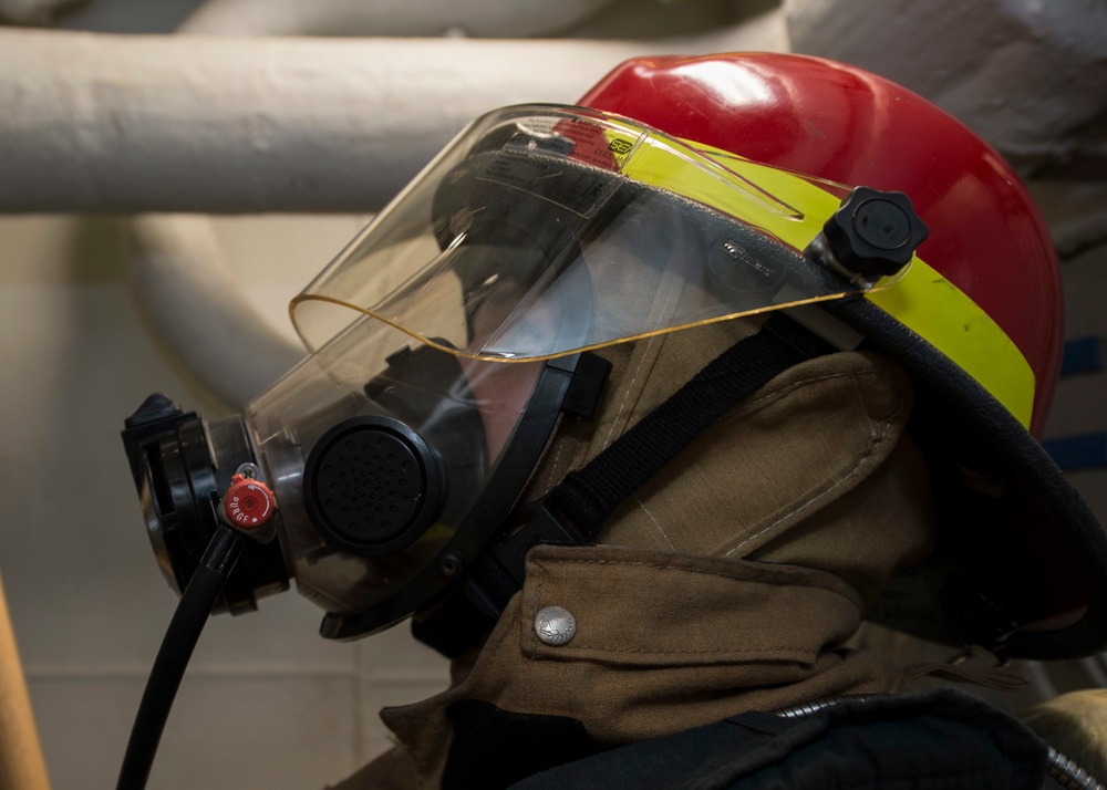 USS Germantown’s sailors conduct drill