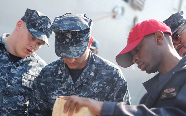 USS Kearsarge damage control training