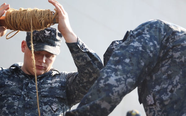 USS Kearsarge damage control training