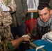 Peshmerga soldiers practice combat lifesaver skills under the supervision of German trainers
