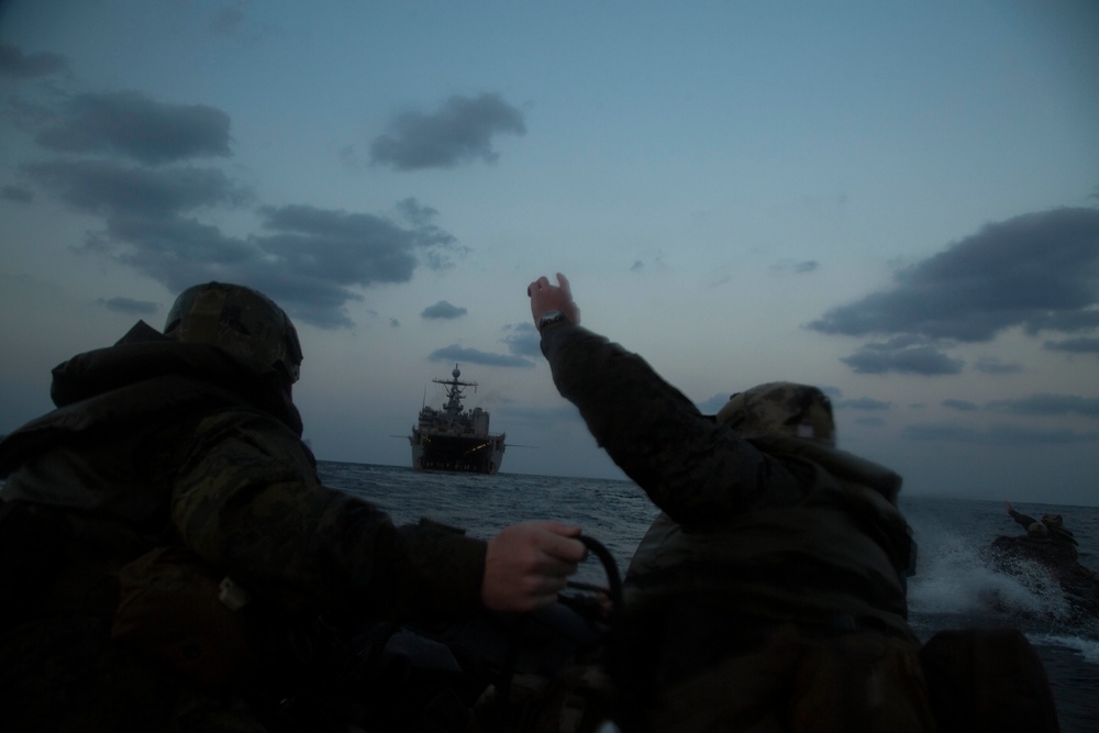 Spring Deployment: Marines, Navy take to the water during integration training