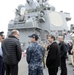 Ambassador Shapiro hosts Israeli MoD Ya’alon on USS Carney