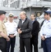 Ambassador Shapiro hosts Israeli MoD Ya’alon on USS Carney