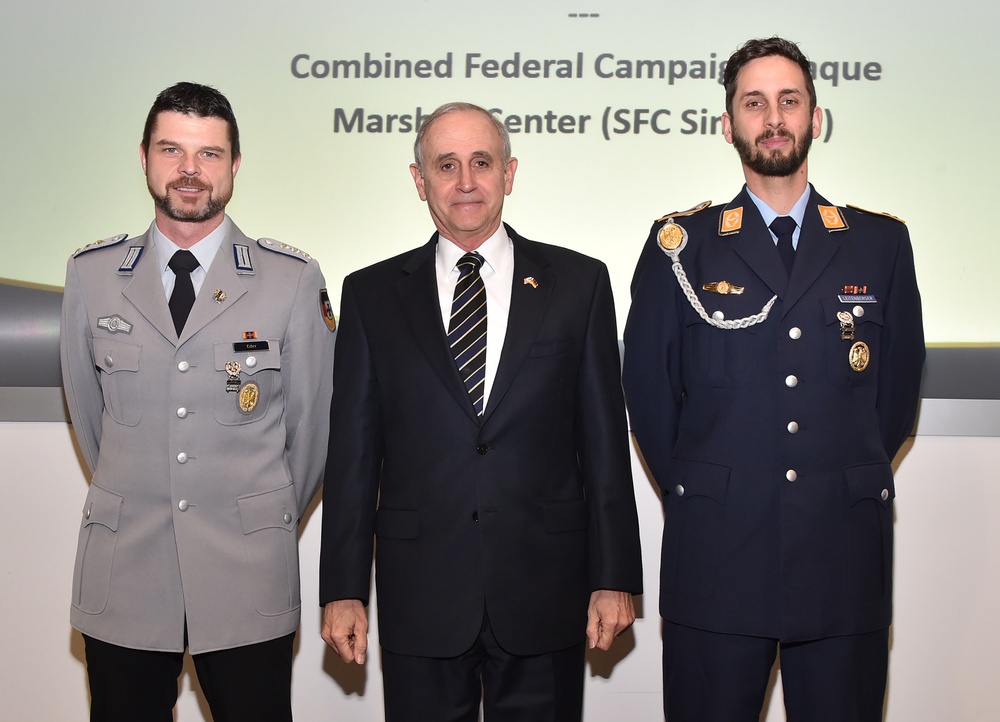 Marshall Center honors German, American military, length-of-service employees