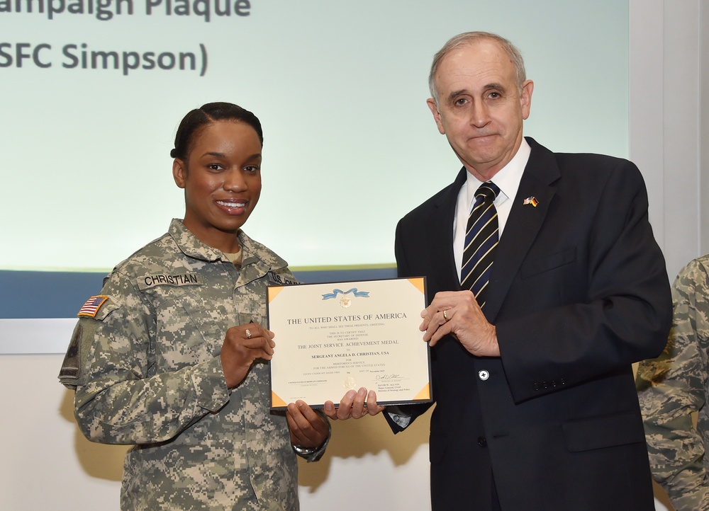 Marshall Center honors German, American military, length-of-service employees