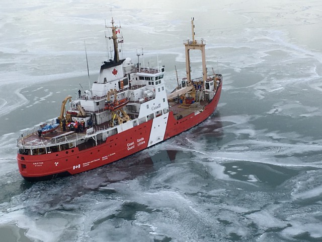 CCGS Griffon in Lake Erie