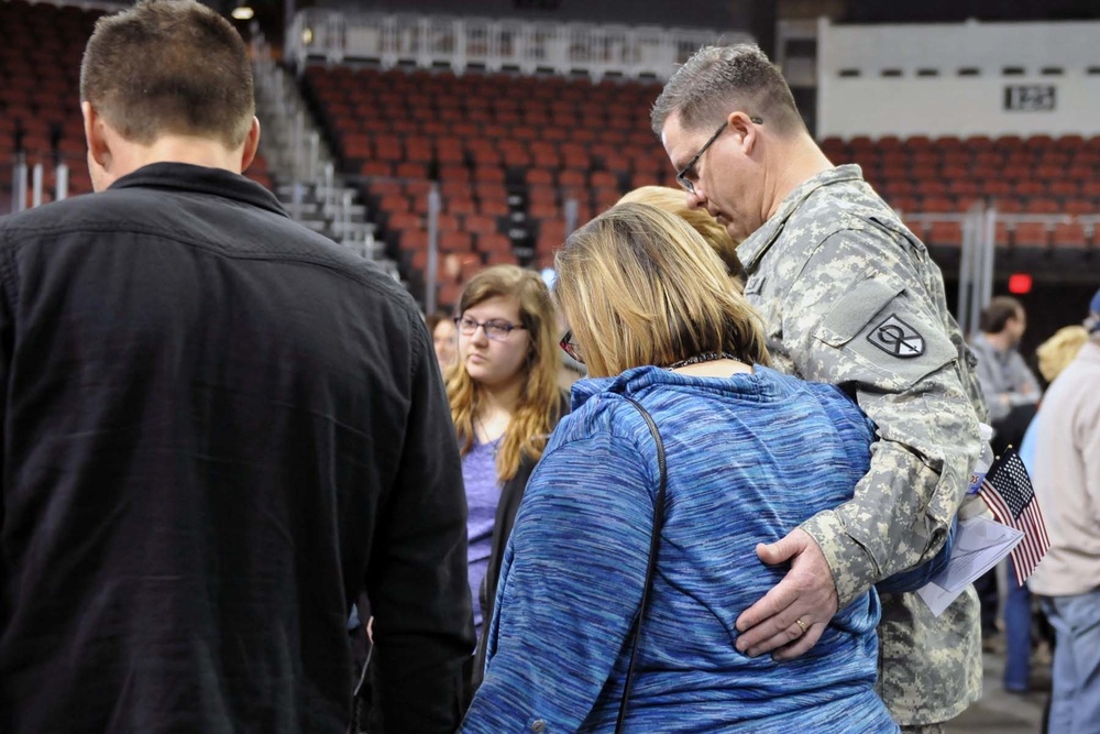 451st Expeditionary Sustainment Command farewell