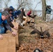 Members of Sector Baltimore help release rehabilitated Canada geese