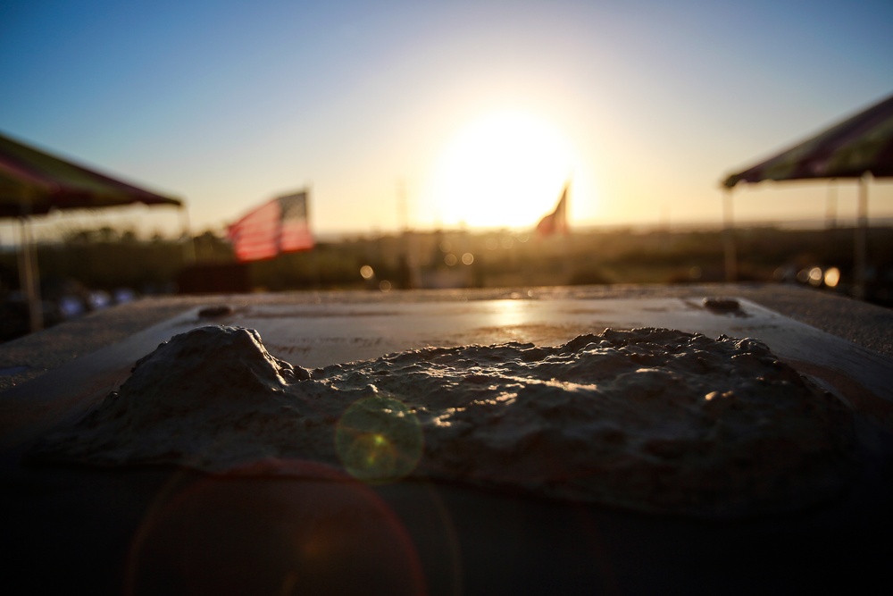 Sunset memorial commemorates 71st anniversary of Iwo Jima