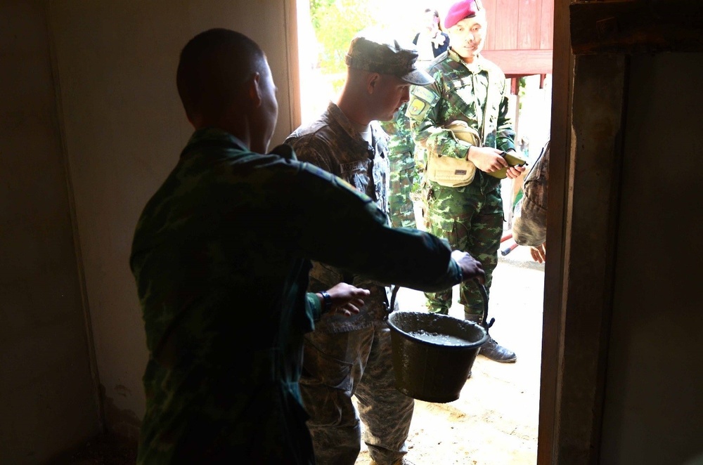 1-2 SBCT Ghost Soldiers build new foundations with Thai counterparts