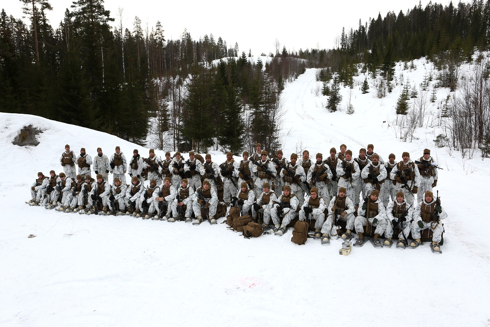 Group Photo in a Norwegian Training Area