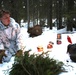 Setting up camp in Arctic Conditions