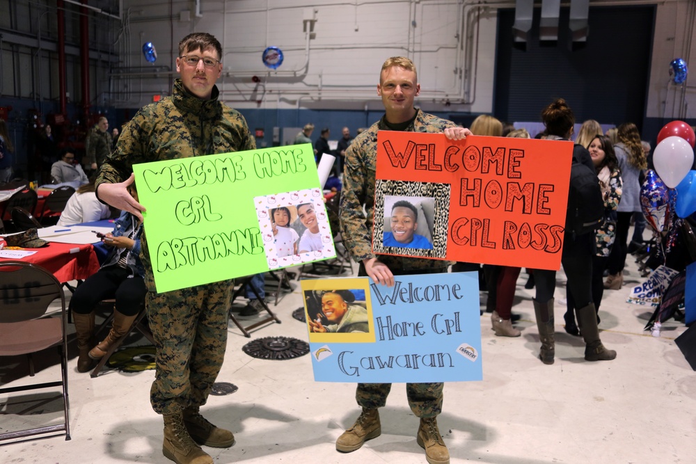 Moondogs welcomed home by family, friends after deployment