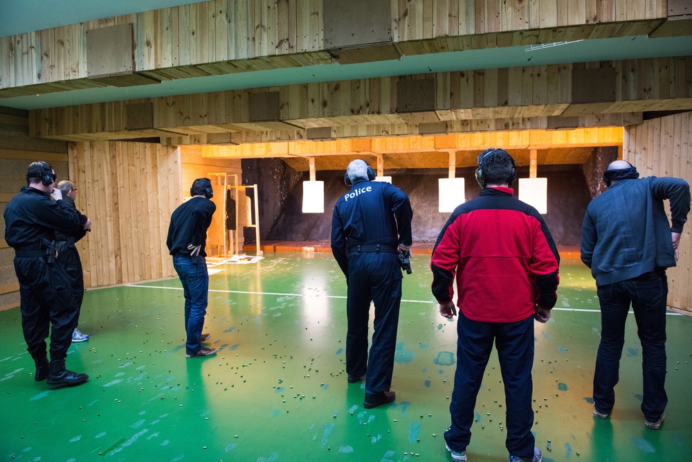 SHAPE Belgian Federal Police Range practice