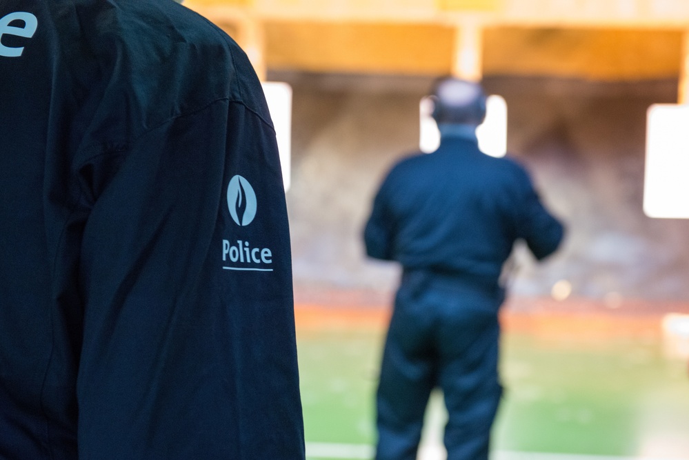 SHAPE Belgian Federal Police Range practice