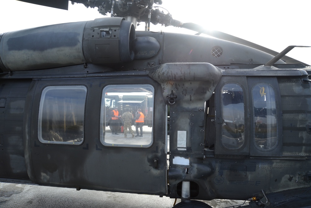 173rd AB 4-319 AFAR UH-60 Black Hawk airborne operation