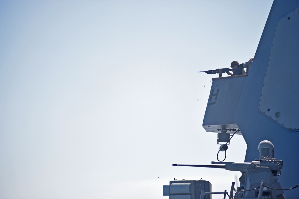 Small craft action team exercise aboard USS Stockdale