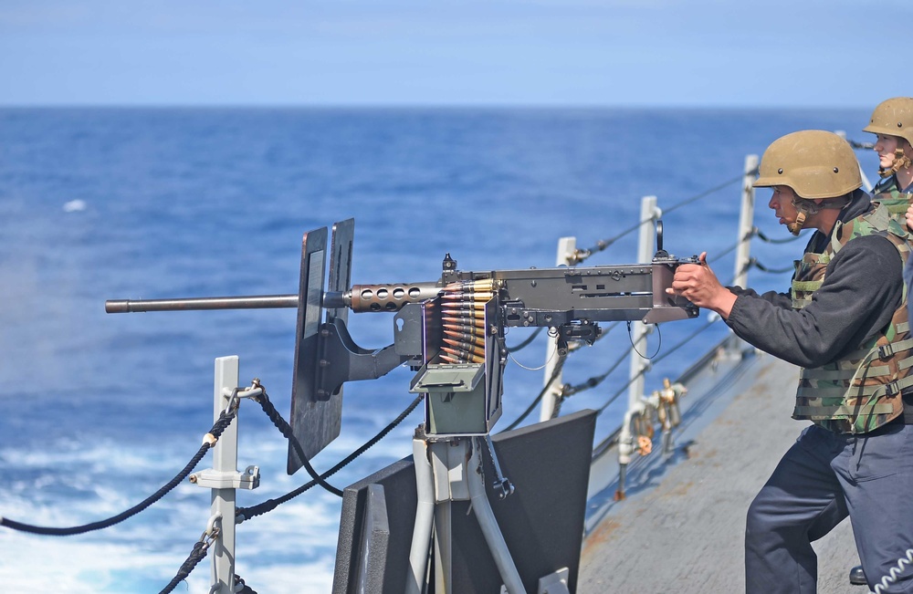 Small craft action team exercise aboard USS Stockdale