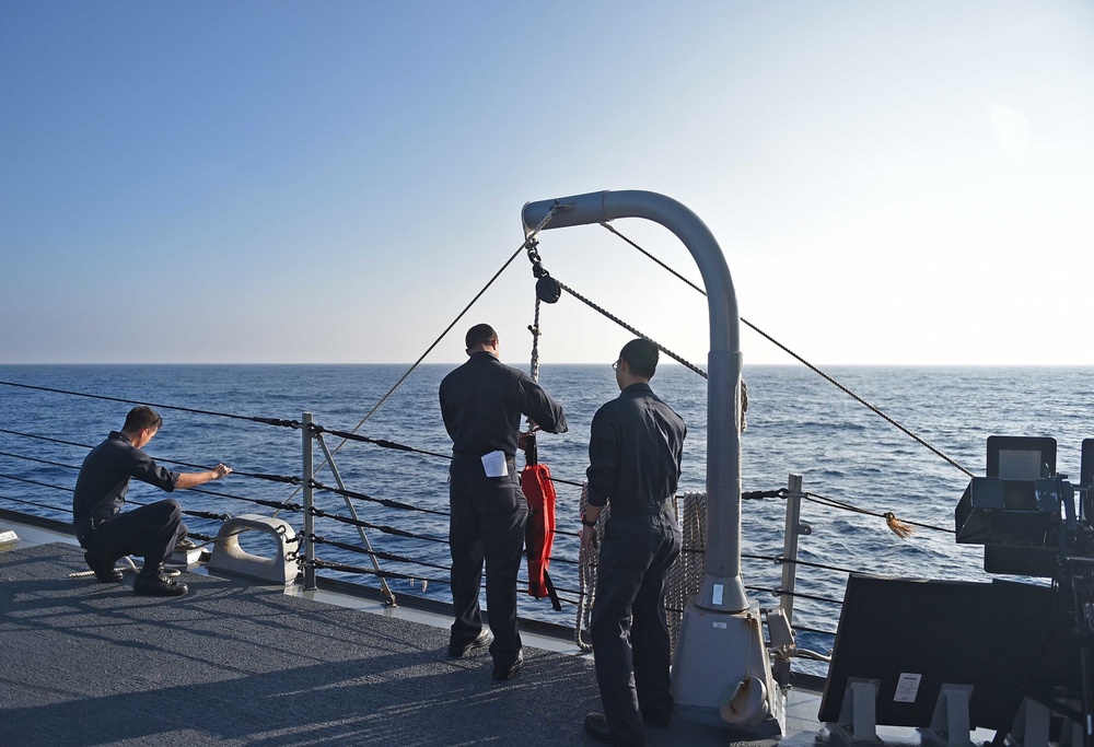 USS Stockdale (DDG 106) operations