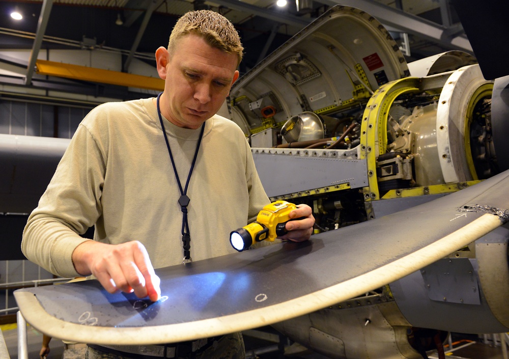 Maintenance inspection keeps aircraft flying